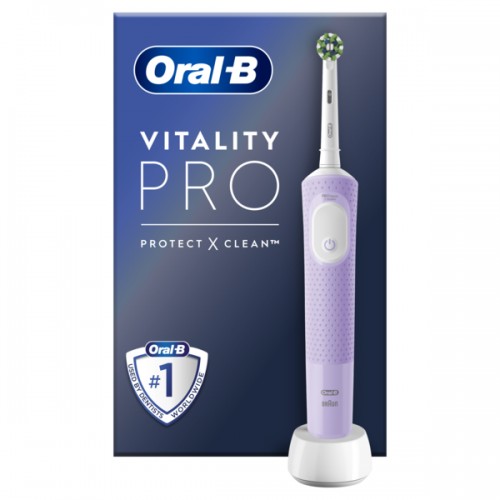 ORAL-B VITALITY PRO LILAC BOX ΜΩΒ ΗΛΕΚΤΡΙΚΗ ΟΔΟΝΤΟΒΟΥΡΤΣΑ