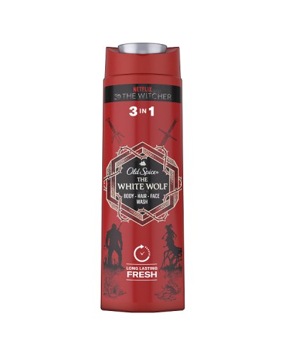 OLD SPICE SHOWER GEL WHITE WOLF THE WITCHER LIMITED EDITION 400ML