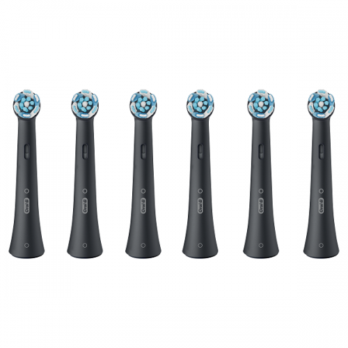 ORAL-B iO ULTIMATE CLEAN BLACK ΑΝΤΑΛΛΑΚΤΙΚΕΣ ΚΕΦΑΛΕΣ ΗΛΕΚΤΡΙΚΗΣ ΟΔΟΝΤΟΒΟΥΡΤΣΑΣ 6τμχ