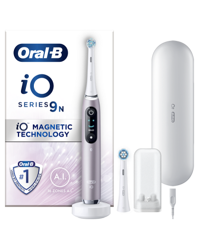 ORAL-B iO SERIES 9 MAGNETIC ROSE QUARTZ HΛΕΚΤΡΙΚΗ ΟΔΟΝΤΟΒΟΥΡΤΣΑ 1τμχ