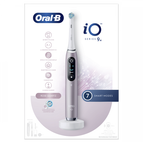 ORAL-B iO SERIES 9 MAGNETIC ROSE QUARTZ HΛΕΚΤΡΙΚΗ ΟΔΟΝΤΟΒΟΥΡΤΣΑ 1τμχ