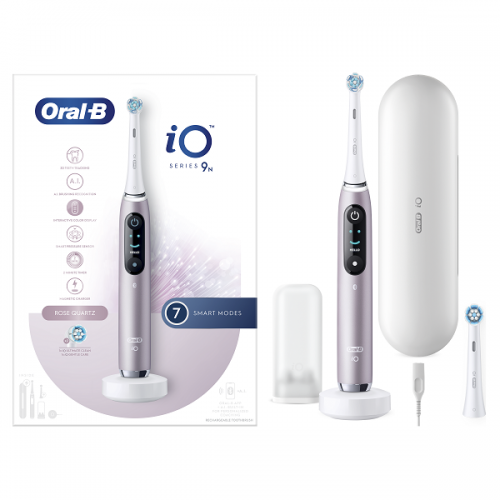 ORAL-B iO SERIES 9 MAGNETIC ROSE QUARTZ HΛΕΚΤΡΙΚΗ ΟΔΟΝΤΟΒΟΥΡΤΣΑ 1τμχ