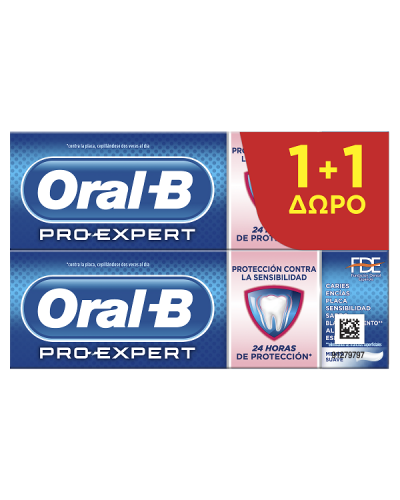 ORAL-B PRO-EXPERT SENSITIVE PROTECT ΟΔΟΝΤΟΚΡΕΜΑ  2 x 75ML (1+1 ΔΩΡΟ)