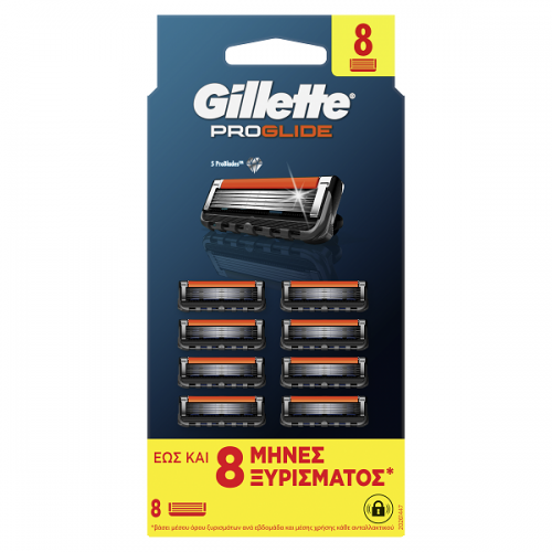 GILLETTE PROGLIDE ΑΝΤΑΛΛΑΚΤΙΚΕΣ ΚΕΦΑΛΕΣ ΞΥΡΙΣΤΙΚΗΣ ΜΗΧΑΝΗΣ 8τμχ