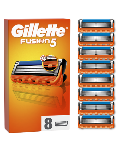 GILLETTE FUSION 5 ΑΝΤΑΛΛΑΚΤΙΚΕΣ ΚΕΦΑΛΕΣ ΞΥΡΙΣΤΙΚΗΣ ΜΗΧΑΝΗΣ 8τμχ