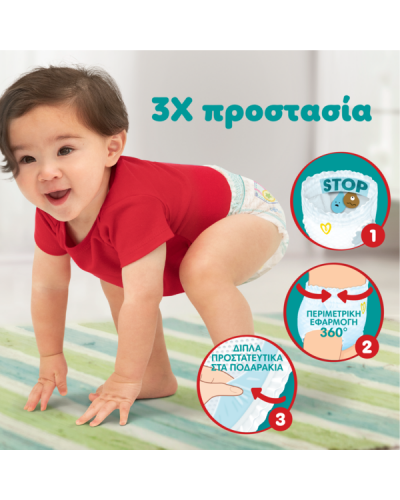 PAMPERS PANTS Nο.7 MONTHLY PACK (17+KG) 114τμχ