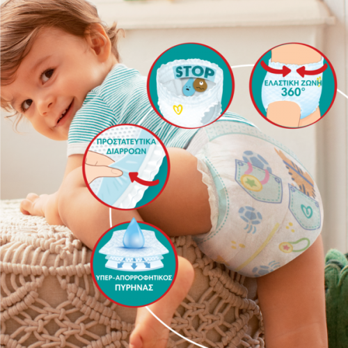 PAMPERS PANTS Nο.7 MONTHLY PACK (17+KG) 114τμχ