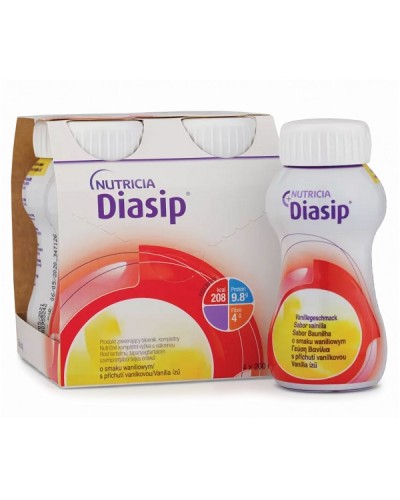 NUTRICIA DIASIP ΒΑΝΙΛΙΑ 4Χ200ML