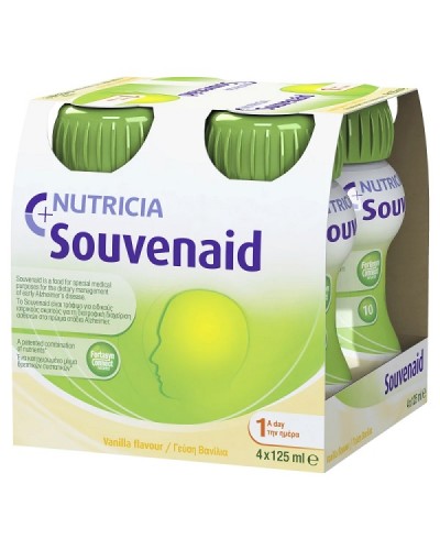 NUTRICIA SOUVENAID VANILIA 4X125ML