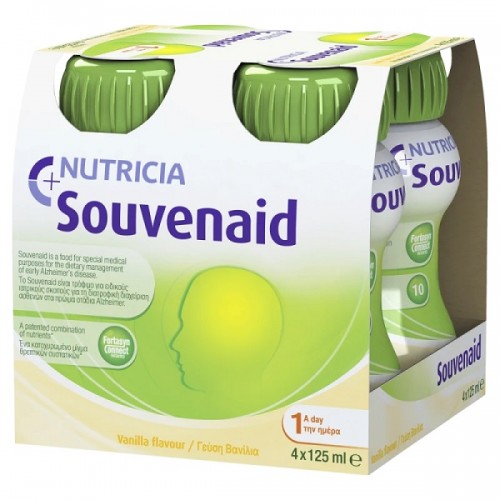 NUTRICIA SOUVENAID VANILIA 4X125ML