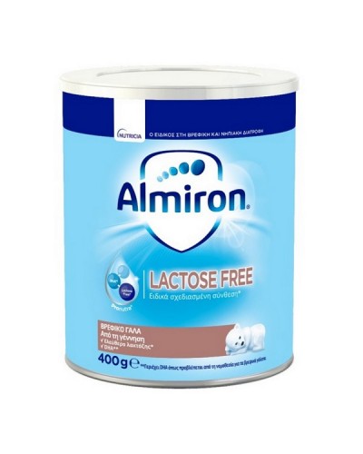 NUTRICIA ALMIRON LACTOSE FREE ΒΡΕΦΙΚΟ ΓΑΛΑ ΧΩΡΙΣ ΛΑΚΤΟΖΗ ΑΠΟ ΤΗΝ ΓΕΝΝΗΣΗ 400G