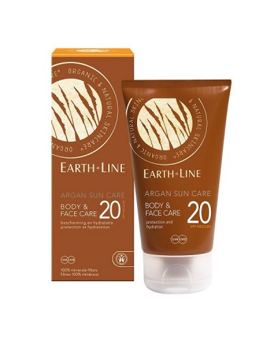 EARTH LINE ARGAN SUN CARE BODY & FACE CARE SPF20 150ML