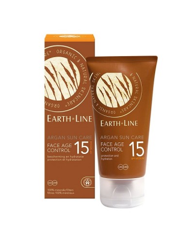 EARTH LINE ARGAN SUN CARE FACE AGE CONTROL SPF15 50ML