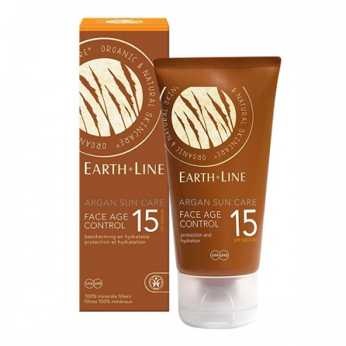 EARTH LINE ARGAN SUN CARE FACE AGE CONTROL SPF15 50ML