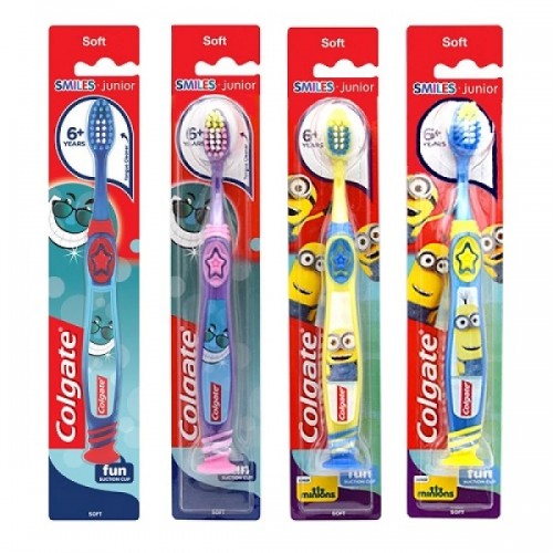 COLGATE SMILES ΠΑΙΔΙΚΗ ΟΔΟΝΤΟΒΟΥΡΤΣΑ 6+ Ετών ΜΑΛΑΚΗ 1τμχ ΣΕ ΔΙΑΦΟΡΑ ΣΧΕΔΙΑ