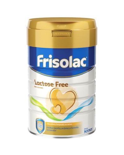 FRISOLAC LACTOSE FREE ΓΑΛΑ ΕΙΔΙΚΗΣ ΔΙΑΤΡΟΦΗΣ ΣΕ ΣΚΟΝΗ ΓΙΑ ΒΡΕΦΗ ΑΠΟ ΤΗ ΓΕΝΝΗΣΗ ΤΟΥΣ ΜΕ ΔΥΣΑΝΕΞΙΑ ΣΤΗ ΛΑΚΤΟΖΗ 400GR