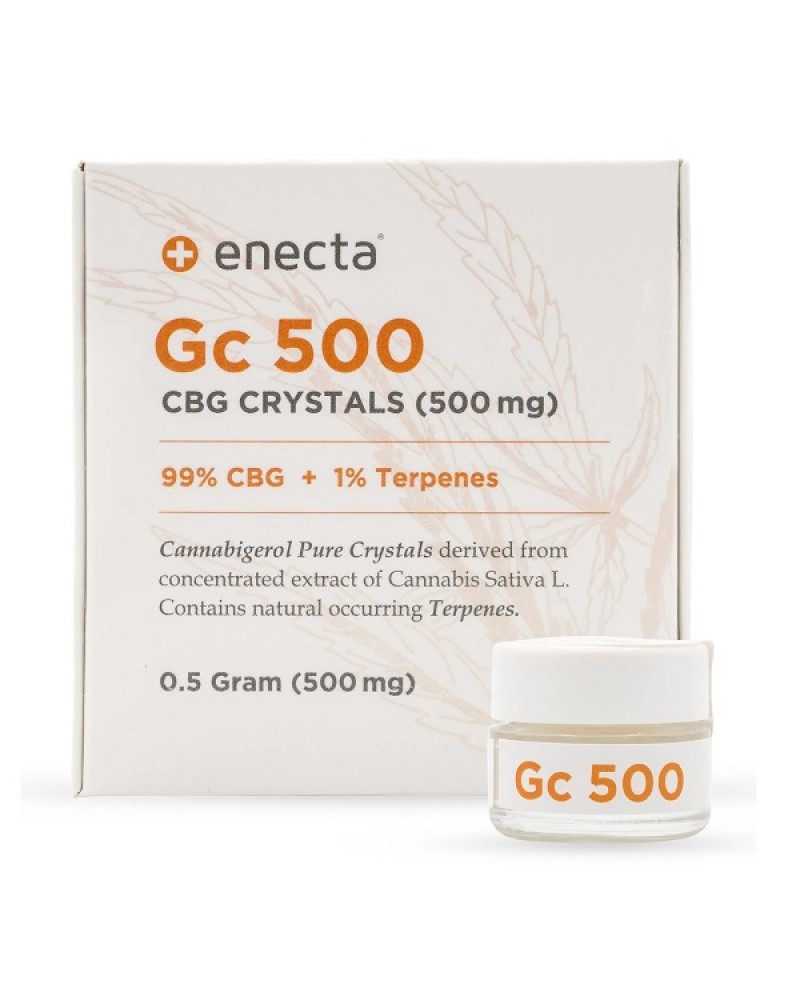 ENECTA GC 500 CBG CRYSTALS 99% CBG 500MG 0.5GR