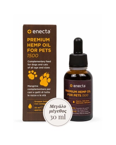 ENECTA PREMIUM HEMP OIL FOR PETS 1500MG 30ML