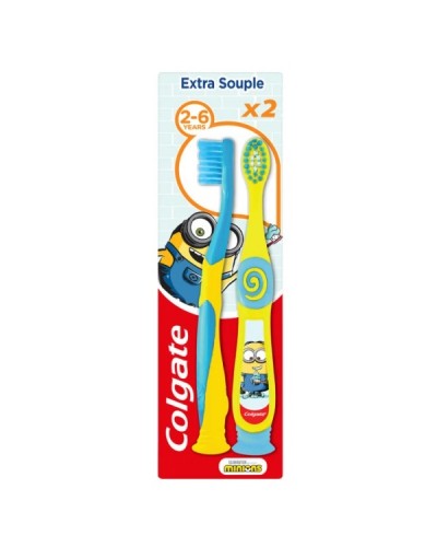 COLGATE ΠΑΙΔΙΚΗ ΟΔΟΝΤΟΒΟΥΡΤΣΑ EXTRA SOFT 2-6 ετών 2τμχ ΣΕ ΔΙΑΦΟΡΑ ΣΧΕΔΙΑ