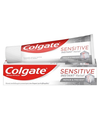 COLGATE SENSITIVE INSTANT RELIEF REPAIR & PREVENT ΟΔΟΝΤΟΚΡΕΜΑ ΓΙΑ ΑΝΑΔΟΜΗΣΗ & ΠΡΟΛΗΨΗ 75ML