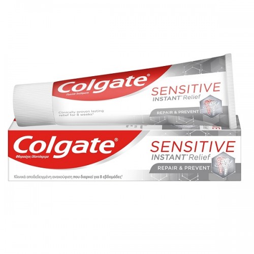 COLGATE SENSITIVE INSTANT RELIEF REPAIR & PREVENT ΟΔΟΝΤΟΚΡΕΜΑ ΓΙΑ ΑΝΑΔΟΜΗΣΗ & ΠΡΟΛΗΨΗ 75ML