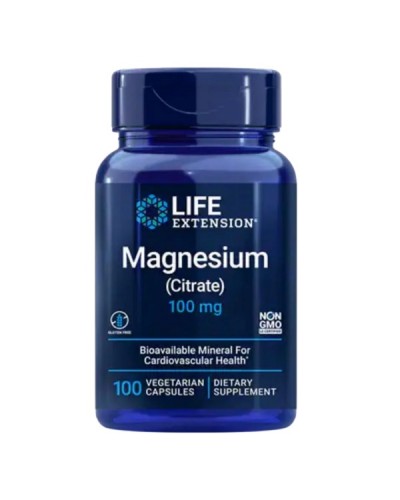 LIFE EXTENSION MAGNESIUM (CITRATE) 160MG 100 VEG. CAPS
