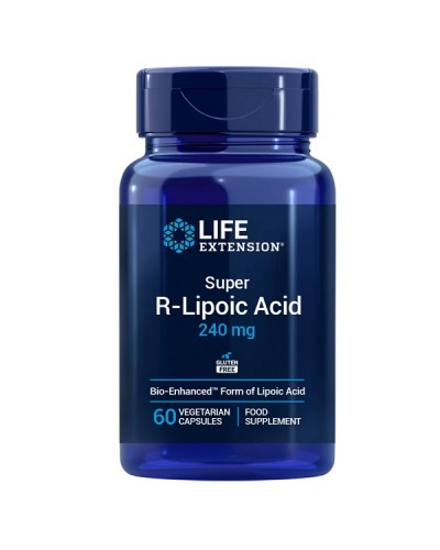 LIFE EXTENSION SUPER R-LIPOIC ACID 240mg 60VEG.CAPS