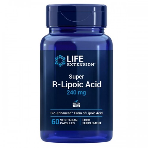 LIFE EXTENSION SUPER R-LIPOIC ACID 240mg 60VEG.CAPS