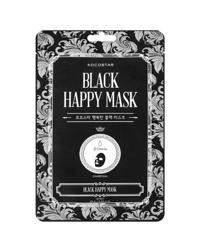 KOCOSTAR BLACK HAPPY MASK 1τμχ