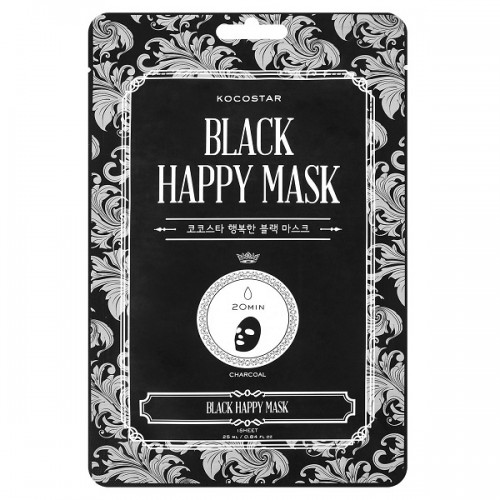 KOCOSTAR BLACK HAPPY MASK 1τμχ