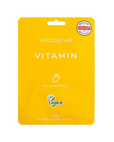 KOCOSTAR VITAMIN FACE MASK 1τμχ