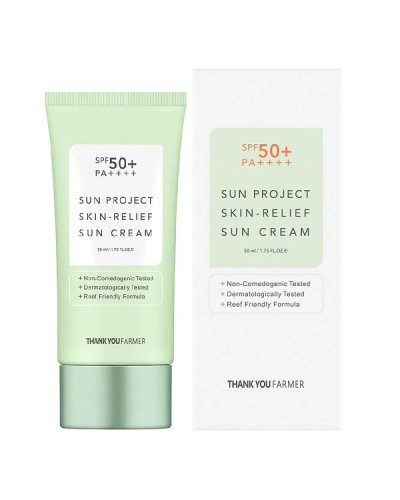 THANK YOU FARMER SUN PROJECT SKIN RELIEF SUN CREAM SPF50+ 50ML