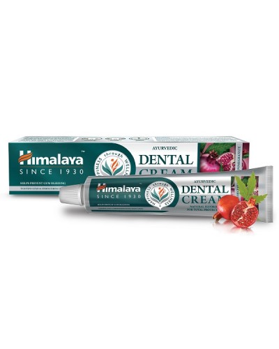 HIMALAYA DENTAL CREAM POMEGRANATE & NEAM TOOTHPASTE ΟΔΟΝΤΟΚΡΕΜΑ ΜΕ ΡΟΔΙ & ΦΥΣΙΚΟ ΦΘΟΡΙΟ 100gr