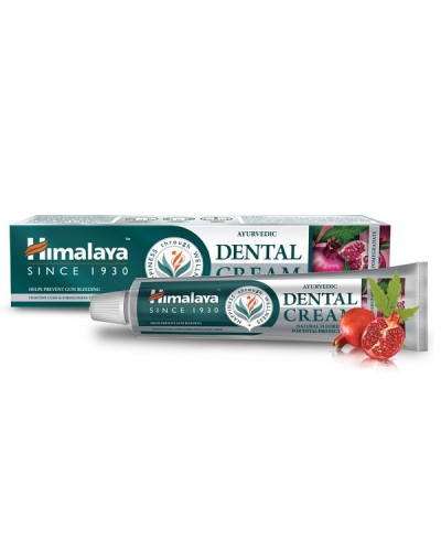 HIMALAYA DENTAL CREAM POMEGRANATE & NEAM TOOTHPASTE ΟΔΟΝΤΟΚΡΕΜΑ ΜΕ ΡΟΔΙ & ΦΥΣΙΚΟ ΦΘΟΡΙΟ 100gr