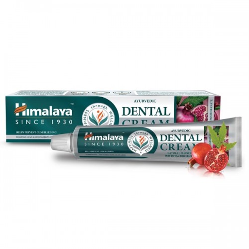 HIMALAYA DENTAL CREAM POMEGRANATE & NEAM TOOTHPASTE ΟΔΟΝΤΟΚΡΕΜΑ ΜΕ ΡΟΔΙ & ΦΥΣΙΚΟ ΦΘΟΡΙΟ 100gr