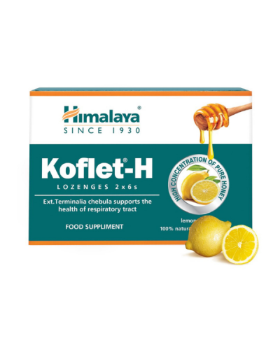 HIMALAYA KOFLET-H ΠΑΣΤΙΛΙΕΣ ΓΙΑ ΤΟΝ ΛΑΙΜΟ ΜΕ ΓΕΥΣΗ ΛΕΜΟΝΙ 12ΤΜΧ