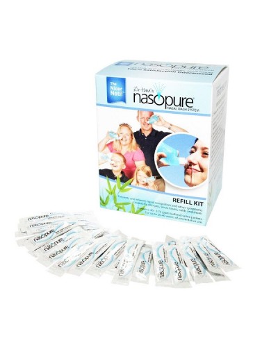 DR. HANA S NASOPURE NASAL WASH SYSTEM REFILL KIT 40 ΦΑΚΕΛΑΚΙΑ ΡΥΘΜΙΣΤΙΚΟΥ ΑΛΑΤΟΣ