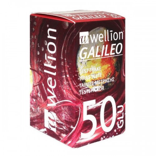 WELLION GALILEO ΤΑΙΝΙΕΣ ΜΕΤΡΗΣΗΣ ΣΑΚΧΑΡΟΥ 50 ΤΑΙΝΙΕΣ