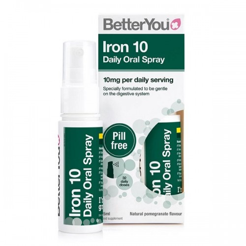 BETTER YOU IRON 10 ORAL SPRAY 10MG 25ML 128 ΨΕΚΑΣΜΟΙ