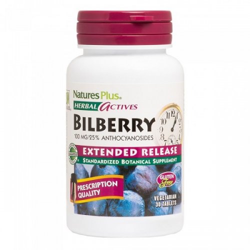 NATURES PLUS BILBERRY 100MG 30TABS