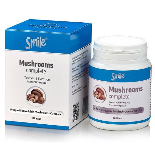 SMILE MUSHROOMS COMPLETE 120 CAPS