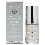 APIVITA 5 ACTION EYE SERUM ΜΕ ΛΕΥΚΟ ΚΡΙΝΟ 15ML