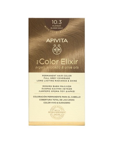 APIVITA MY COLOR ELIXIR No 10.3 Κατάξανθο Χρυσό 50&75ml