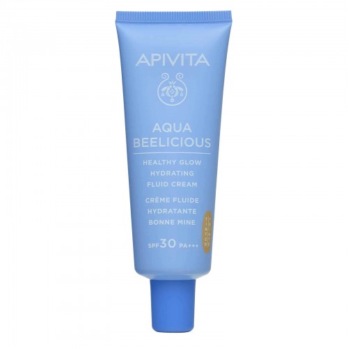 APIVITA AQUA BEELICIOUS ΛΕΠΤΟΡΡΕΥΣΤΗ ΚΡΕΜΑ ΕΝΥΔΑΤΩΣΗΣ ΓΙΑ ΦΥΣΙΚΗ ΛΑΜΨΗ SPF30 ΝΕΟ 40ml