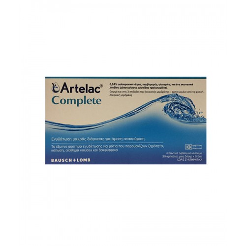 BAUSCH & LOMB ARTELAC COMPLETE 30