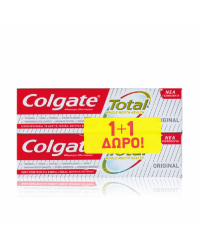 COLGATE TOTAL ORIGINAL ΟΔΟΝΤΟΚΡΕΜΑ 1 1 75ML 75ML