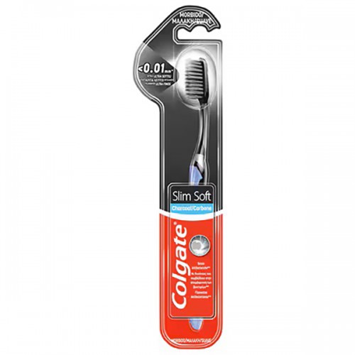 COLGATE SLIM SOFT ULTRA CHARCOAL ΟΔΟΝΤΟΒΟΥΡΤΣΑ 1ΤΜΧ COLGATE SLIM SOFT ULTRA CHARCOAL ΟΔΟΝΤΟΒΟΥΡΤΣΑ 1ΤΜΧ