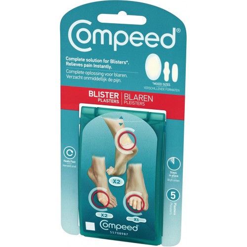 COMPEED ΦΟΥΣΚΑΛΕΣ ΣΕΤ 3 ΔΙΑΦΟΡΕΤΙΚΩΝ ΕΠΙΘΕΜΑΤΩΝ BLIS MIXPACK 5τεμ.