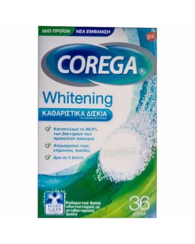 COREGA EXTRADENT WHITENING 36TABS