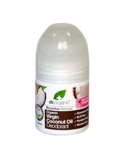 DR.ORGANIC COCONUT OIL DEODORANT 50ML